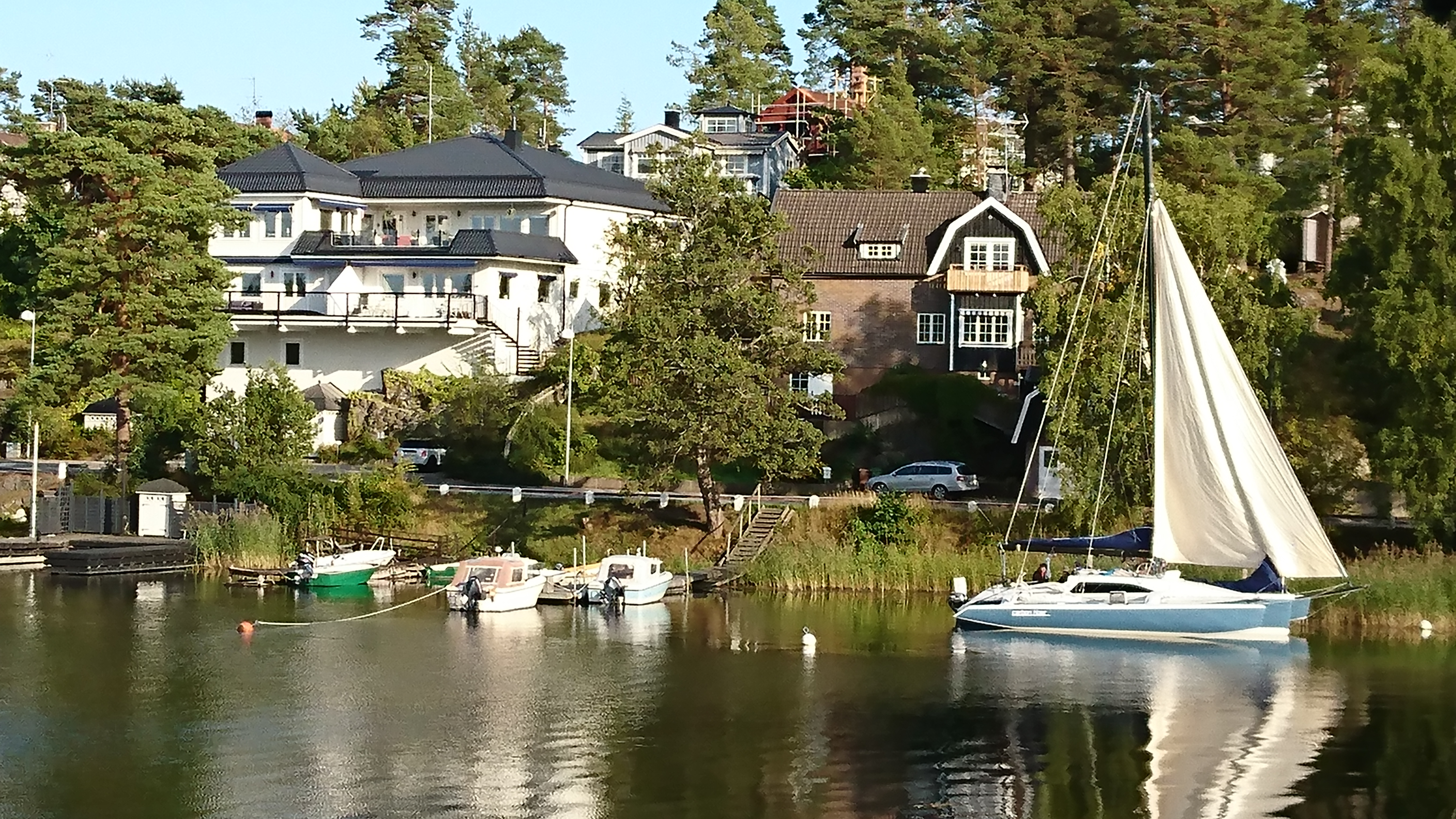 Picture from the habour of Nynäshamn