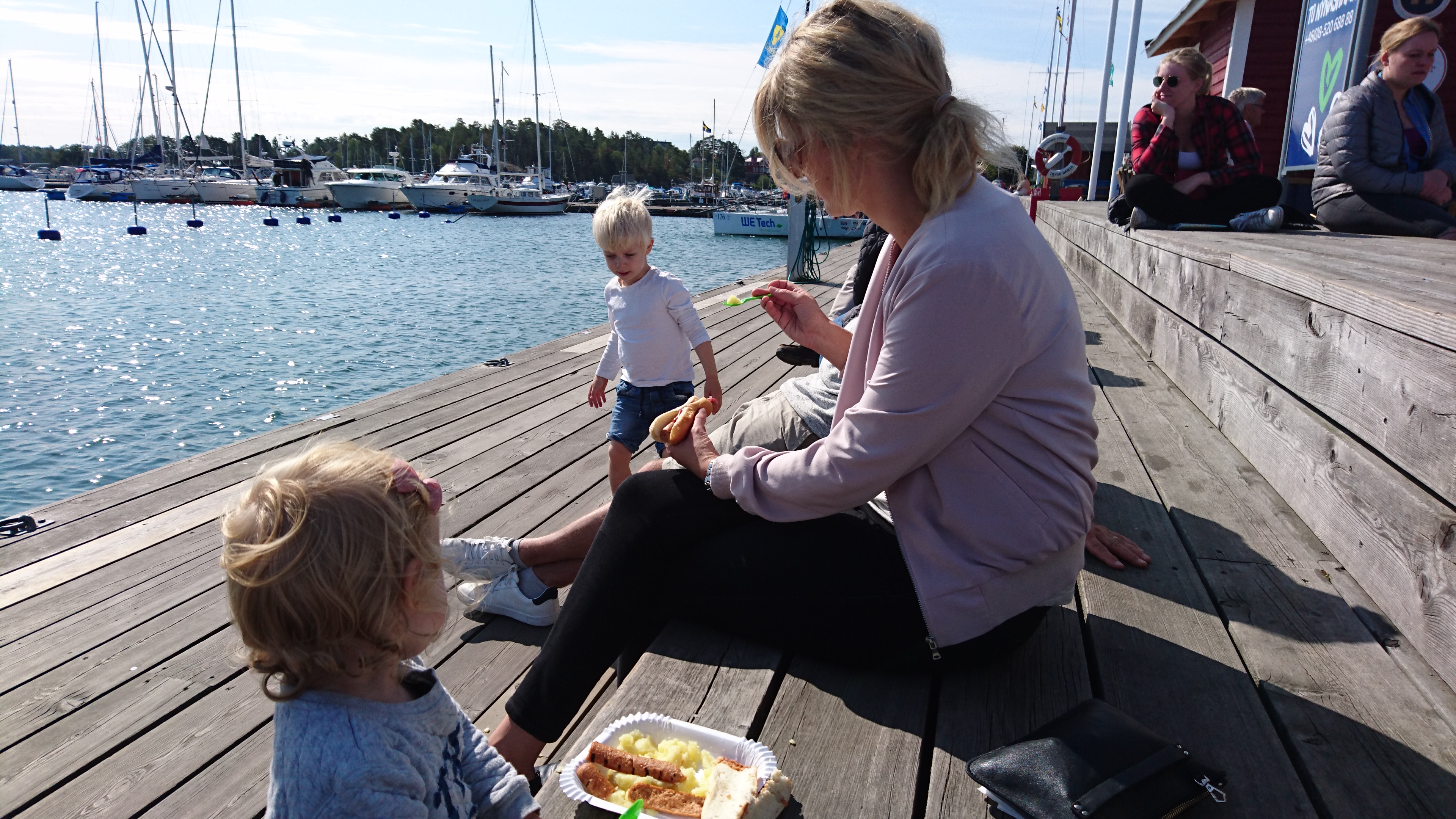 Picture from the habour of Nynäshamn