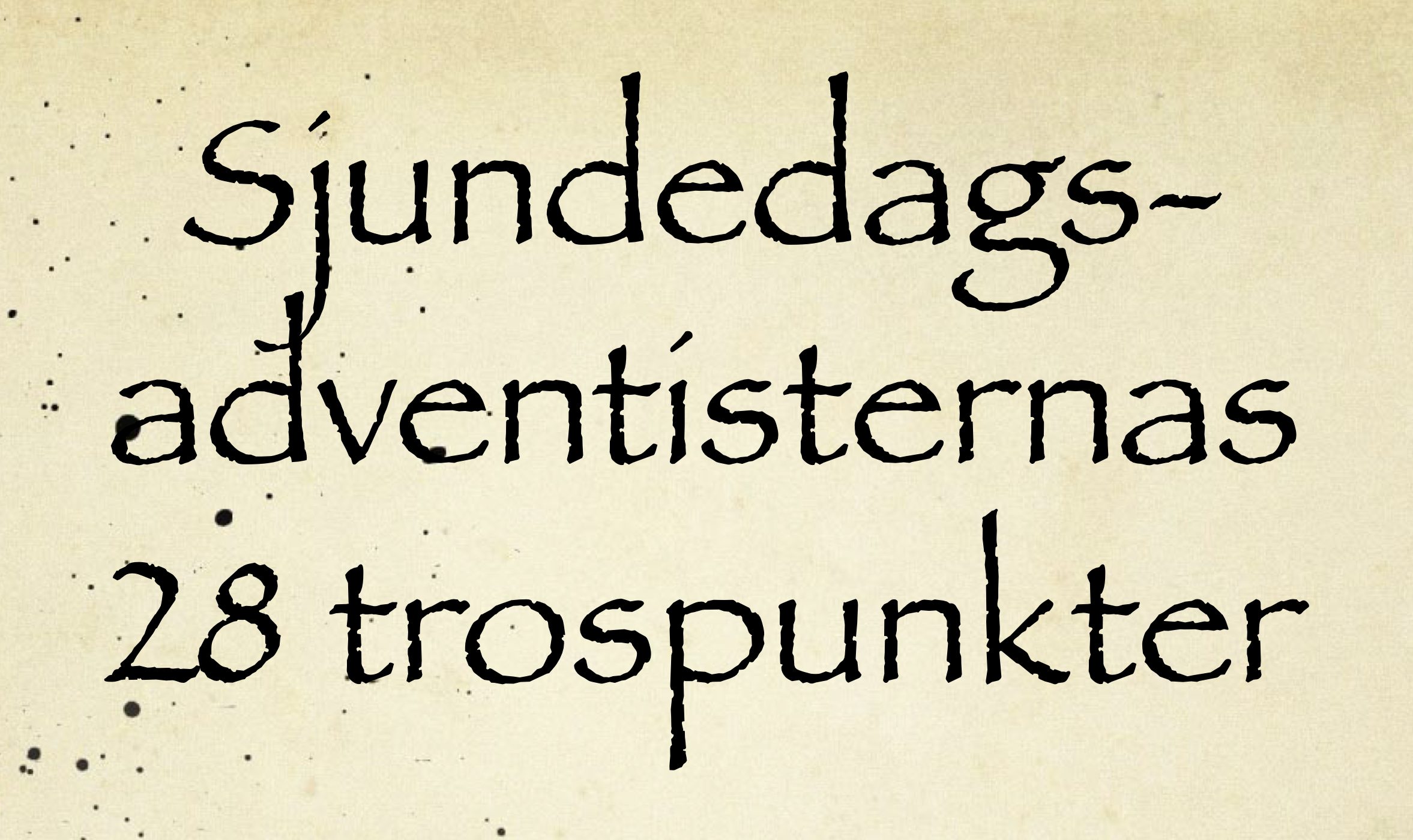 28 Trospunkter